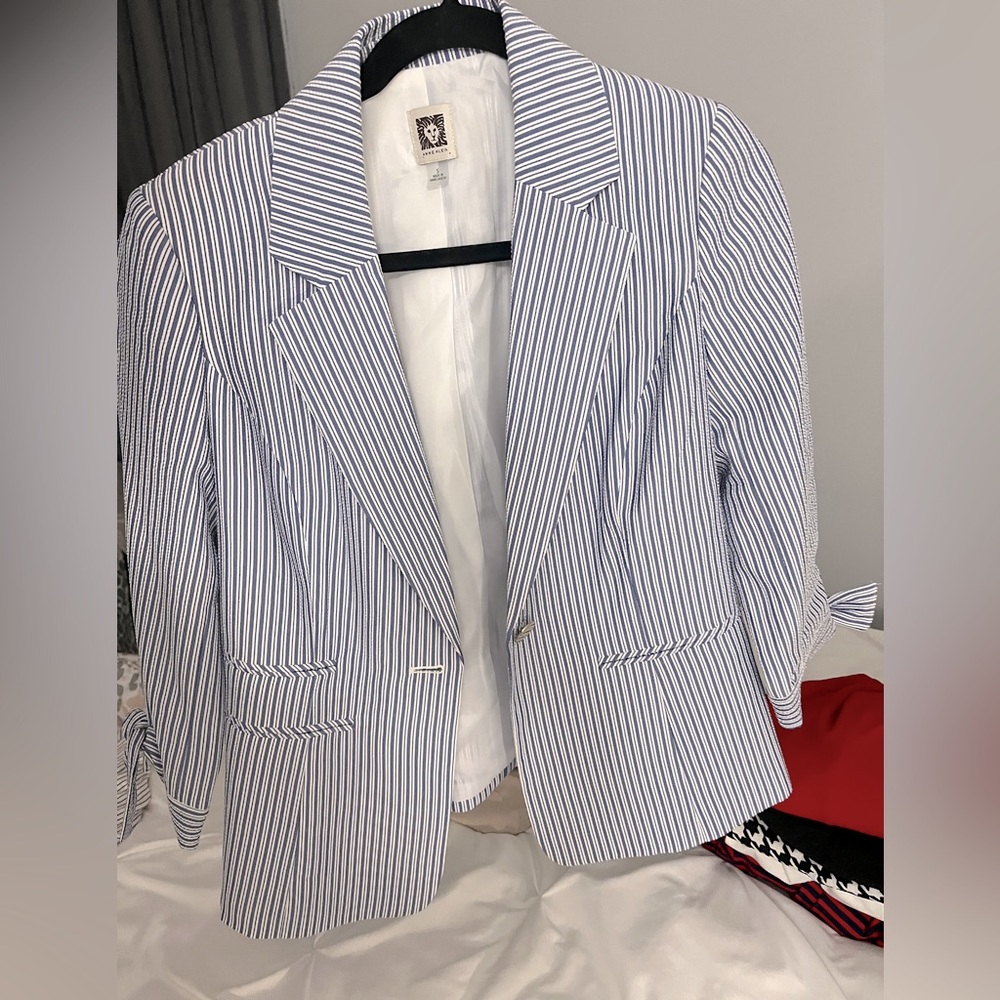 Striped blazer